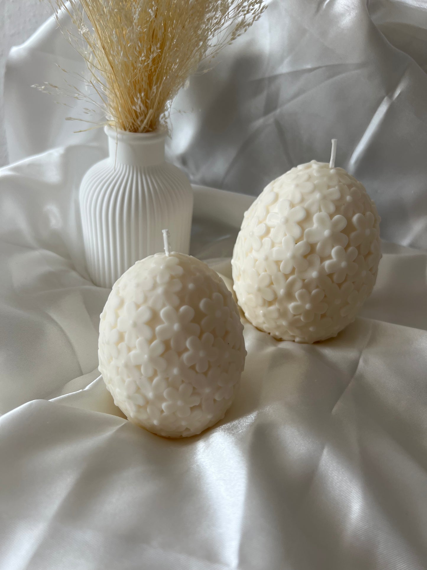 Kerze "Flower Egg" Duo