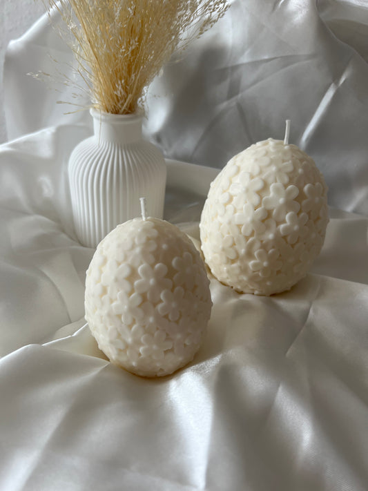 Kerze "Flower Egg" Duo