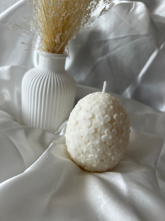 Kerze "Flower Egg" Small